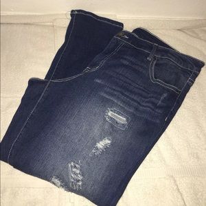 Like new sz18w boyfriend skinny jeans